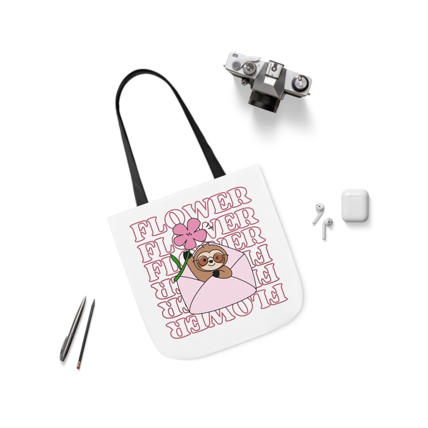 Canvas Tote Bag, 5-Color Straps